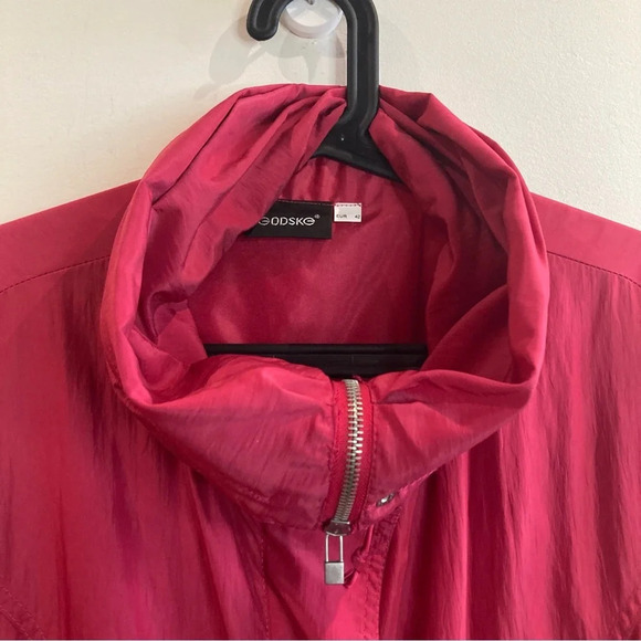 GODSKE Sz 42 Drawstrings Bottom and Waist  Pockets Lined Lagenlook Raincoat - Picture 2 of 11